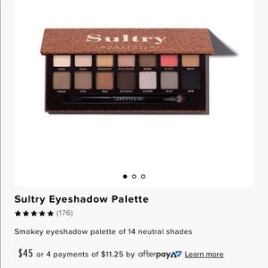 Anastasia Beverly Hills Sultry eyeshadow palette